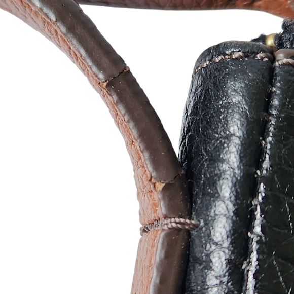 FOSSIL crossbody leather purse black - Picture 10 of 16